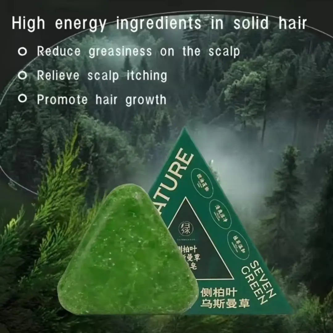 Chinese 12-herb soap for hair growth and thickening and natural dandruff removal