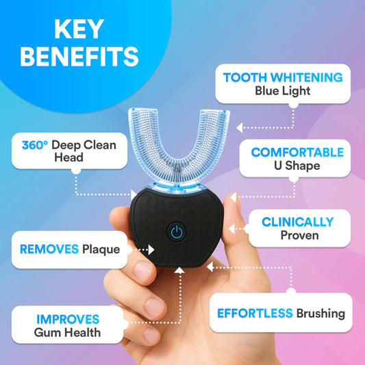 Adults Sonic Electric 360° U-Toothbrush