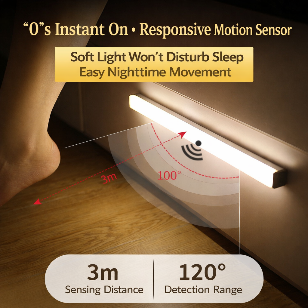 Rechargeable Motion Sensor LED Light ✨