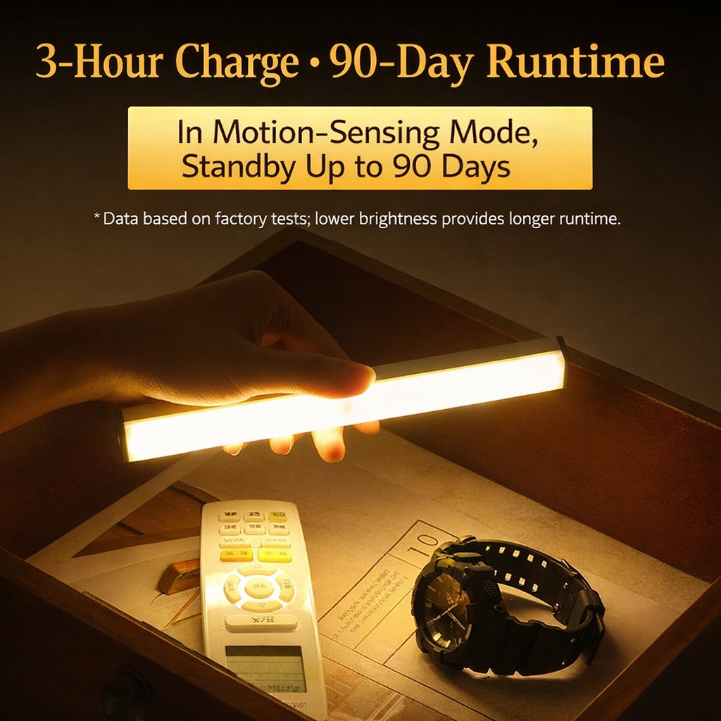 Rechargeable Motion Sensor LED Light ✨