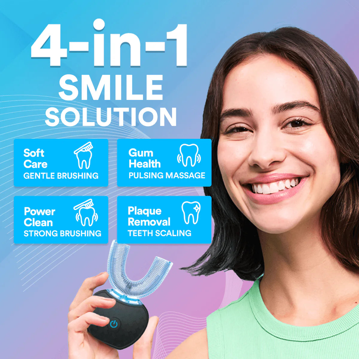 Adults Sonic Electric 360° U-Toothbrush