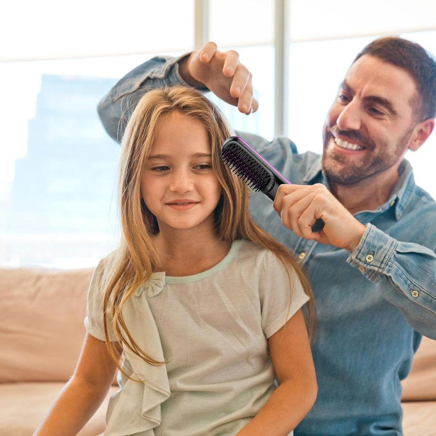 Hair Straightener Brush