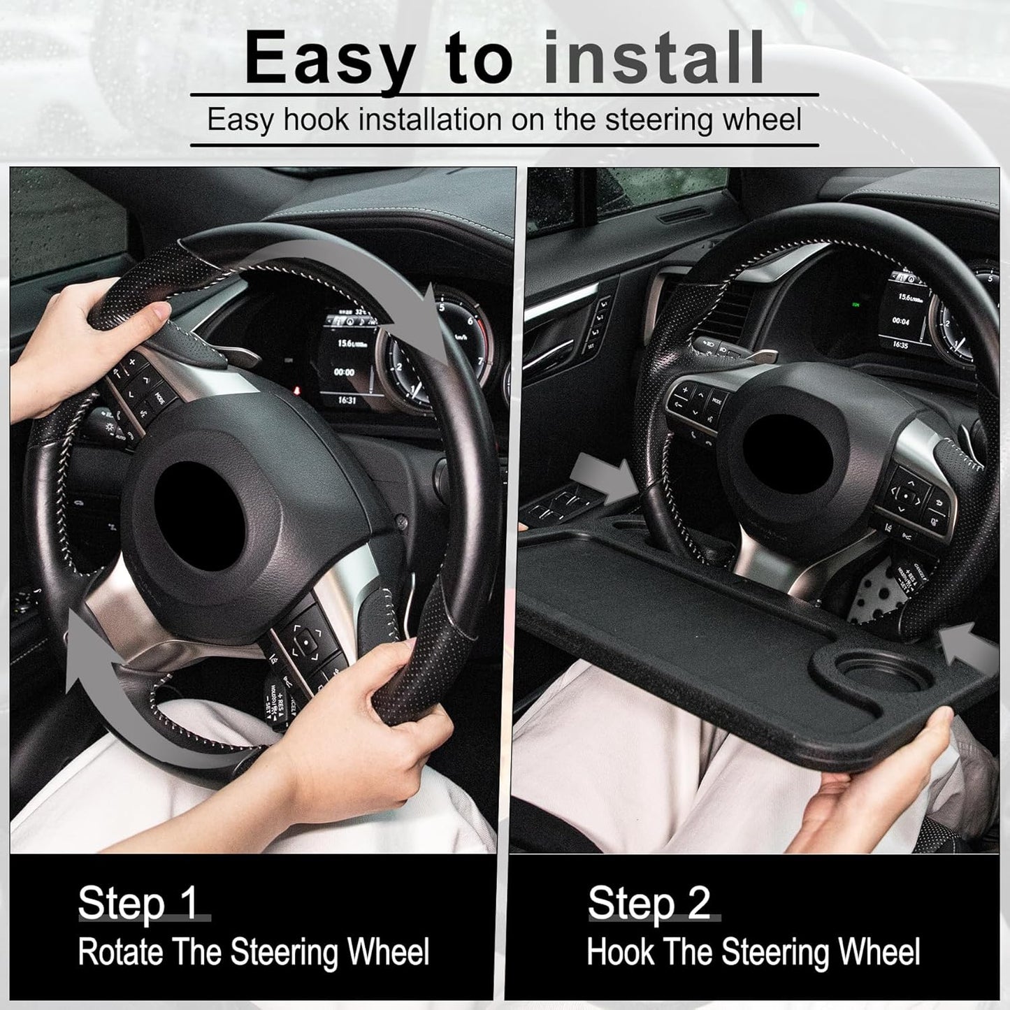 Car Steering Wheel Desk for Laptop,Multipurpose