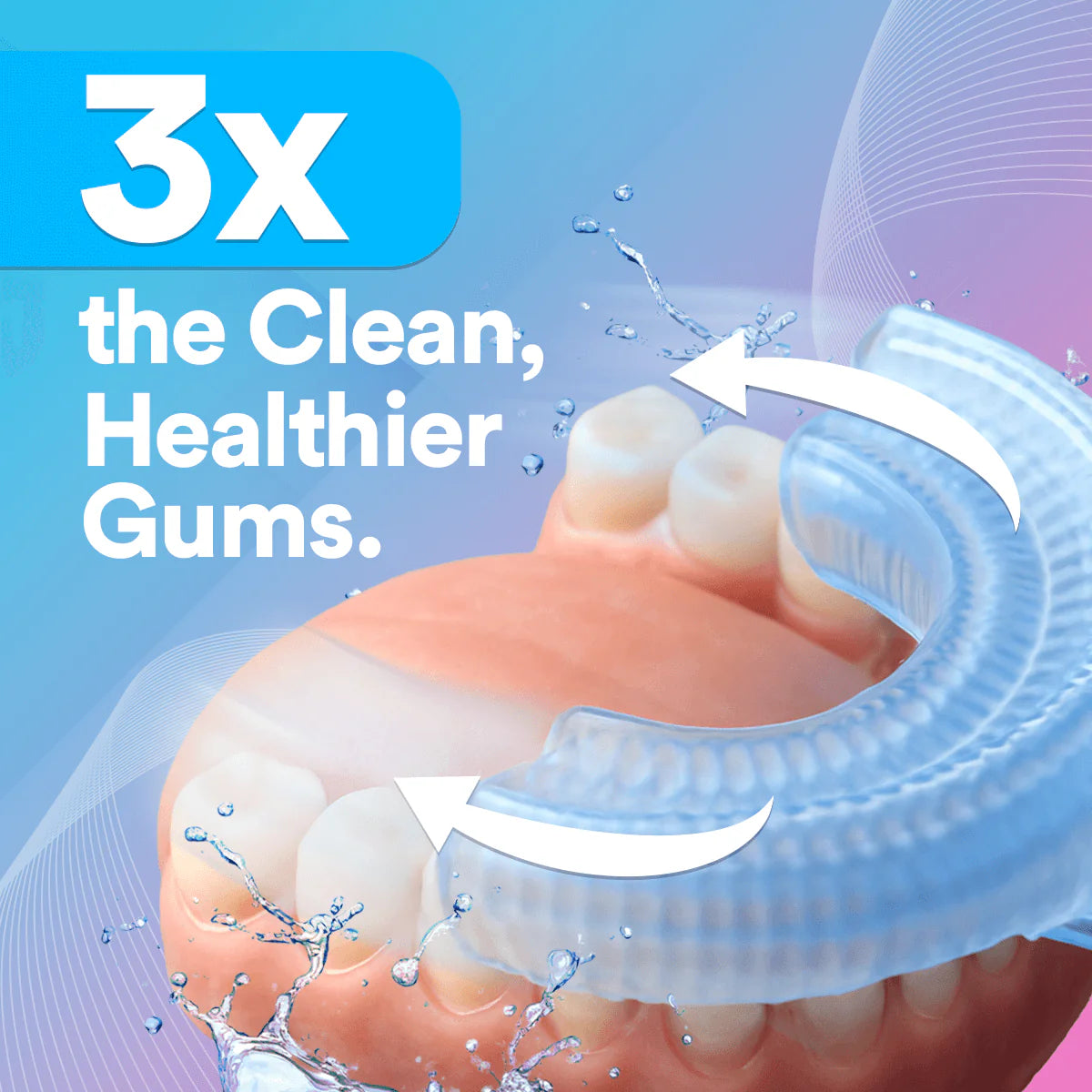 Adults Sonic Electric 360° U-Toothbrush