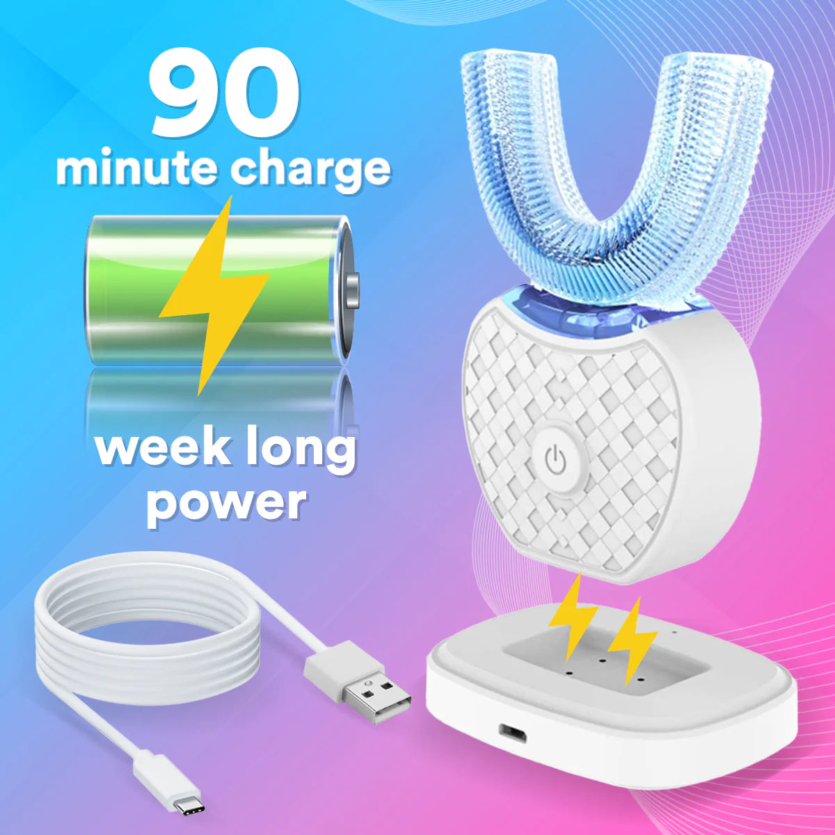 Adults Sonic Electric 360° U-Toothbrush