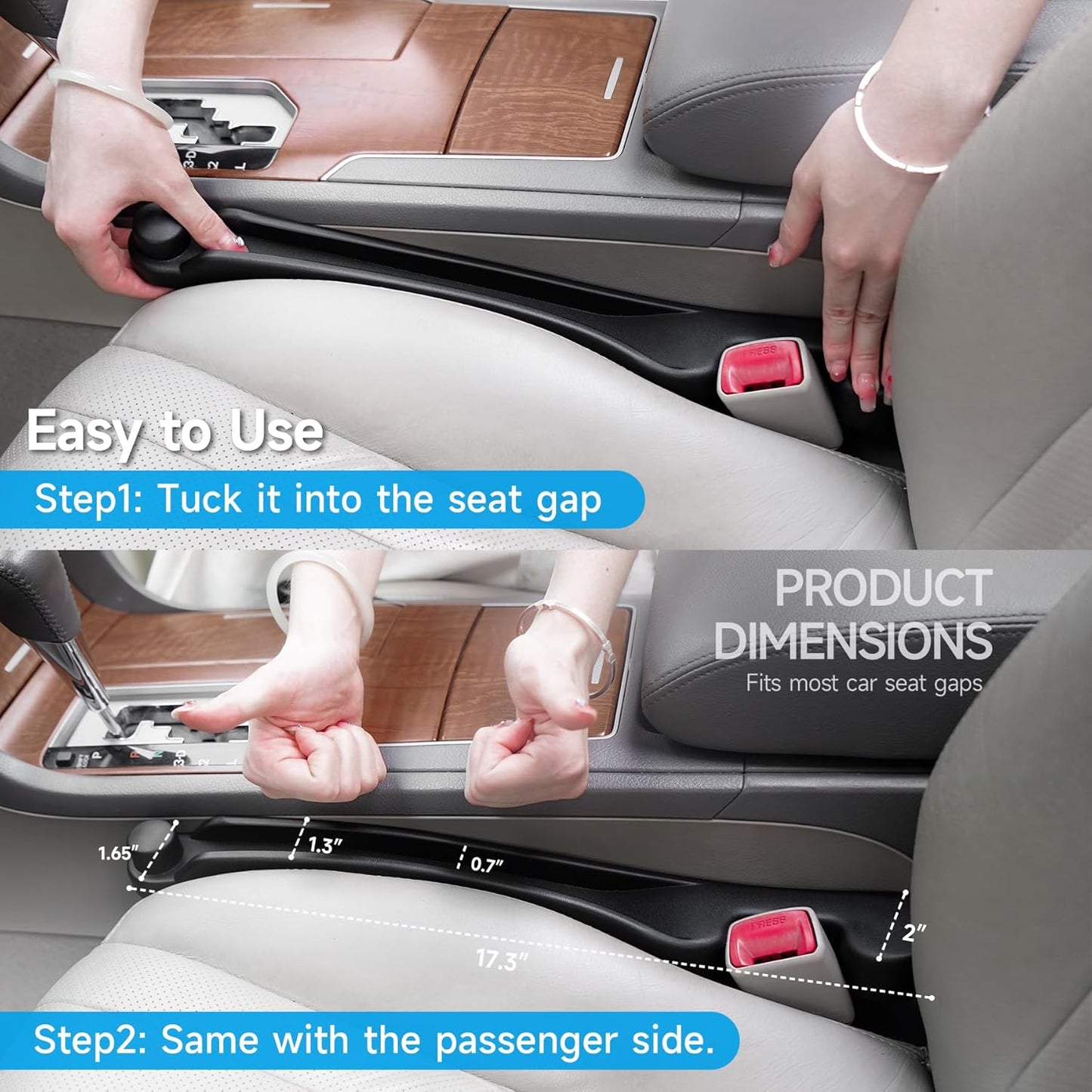 Car Seat Gap Filler Set of 2